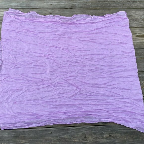 Women Scarf Light Purple Neck Band Fashion Scarf Long Scarf 60X30 inches - Picture 7 of 8